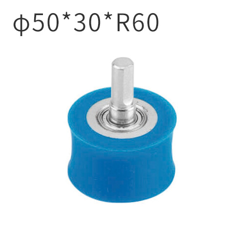 明德机械制造50*30*R60MM带销硅胶轮用于型材包装机