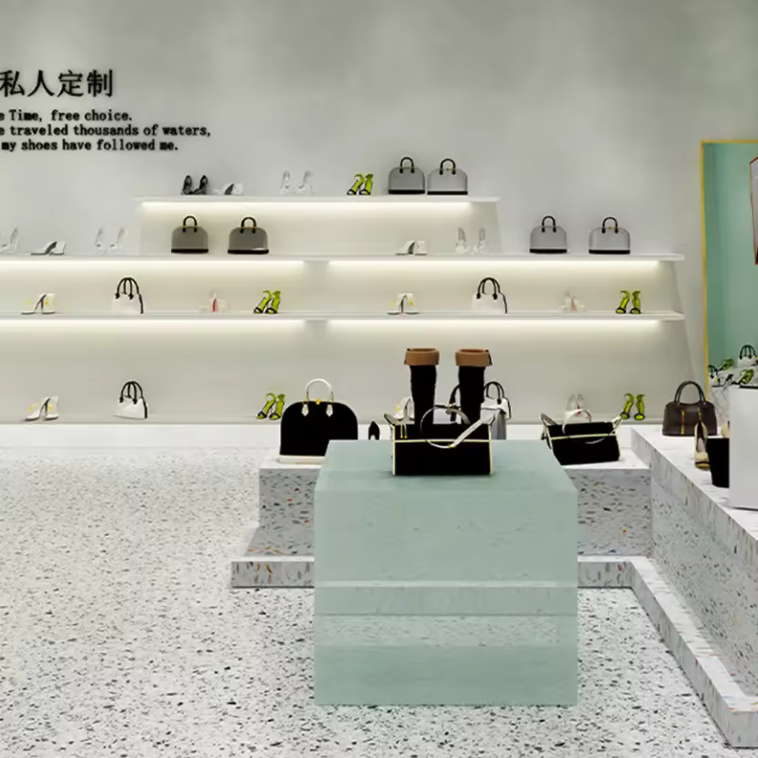 Shoe and bag counter