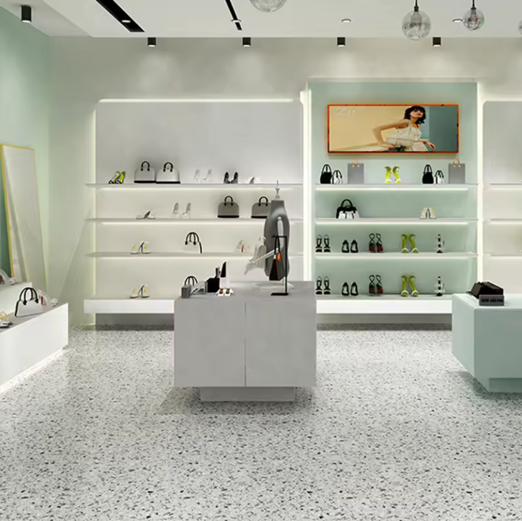 Shoe and bag counter