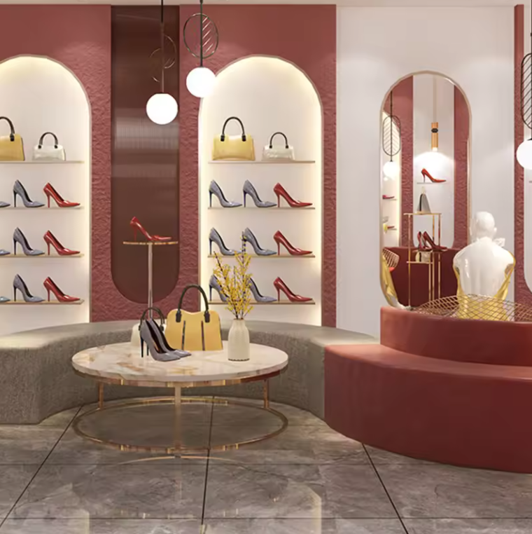 Shoe and bag counter