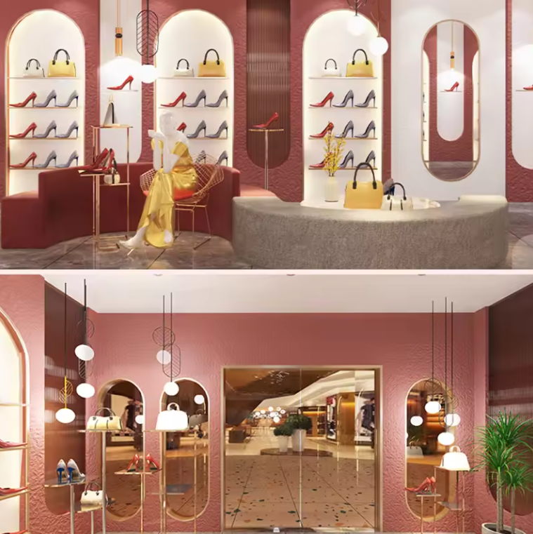 Shoe and bag counter