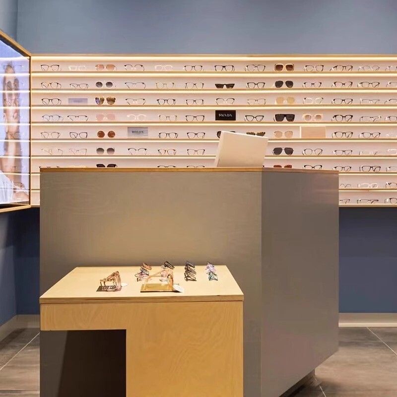 Glasses display cabinet