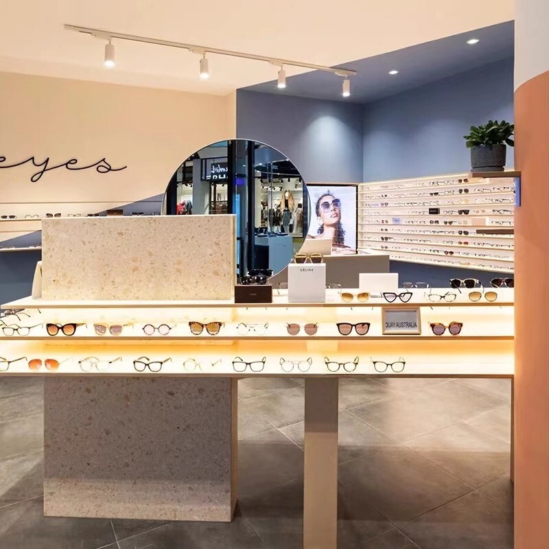 Glasses display cabinet