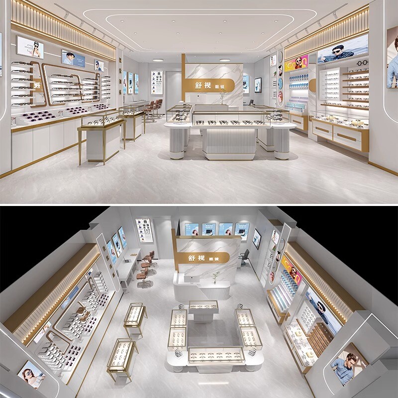 Glasses display cabinet