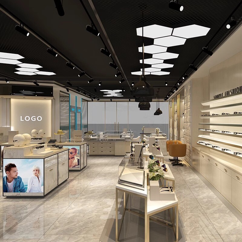 Glasses display cabinet