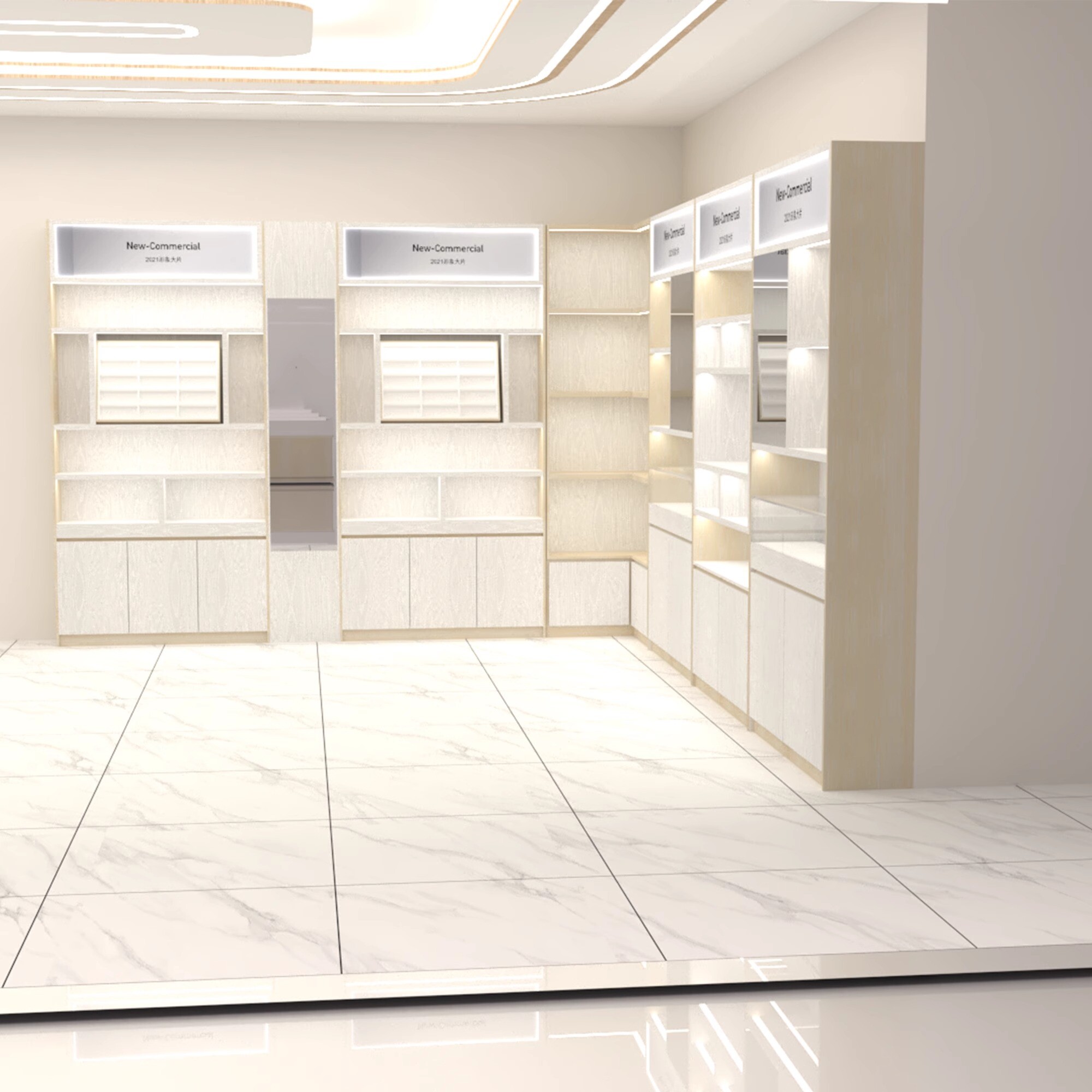 Glasses display cabinet