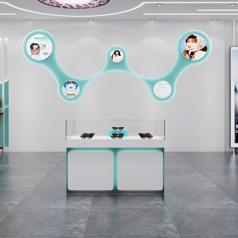 Glasses display cabinet