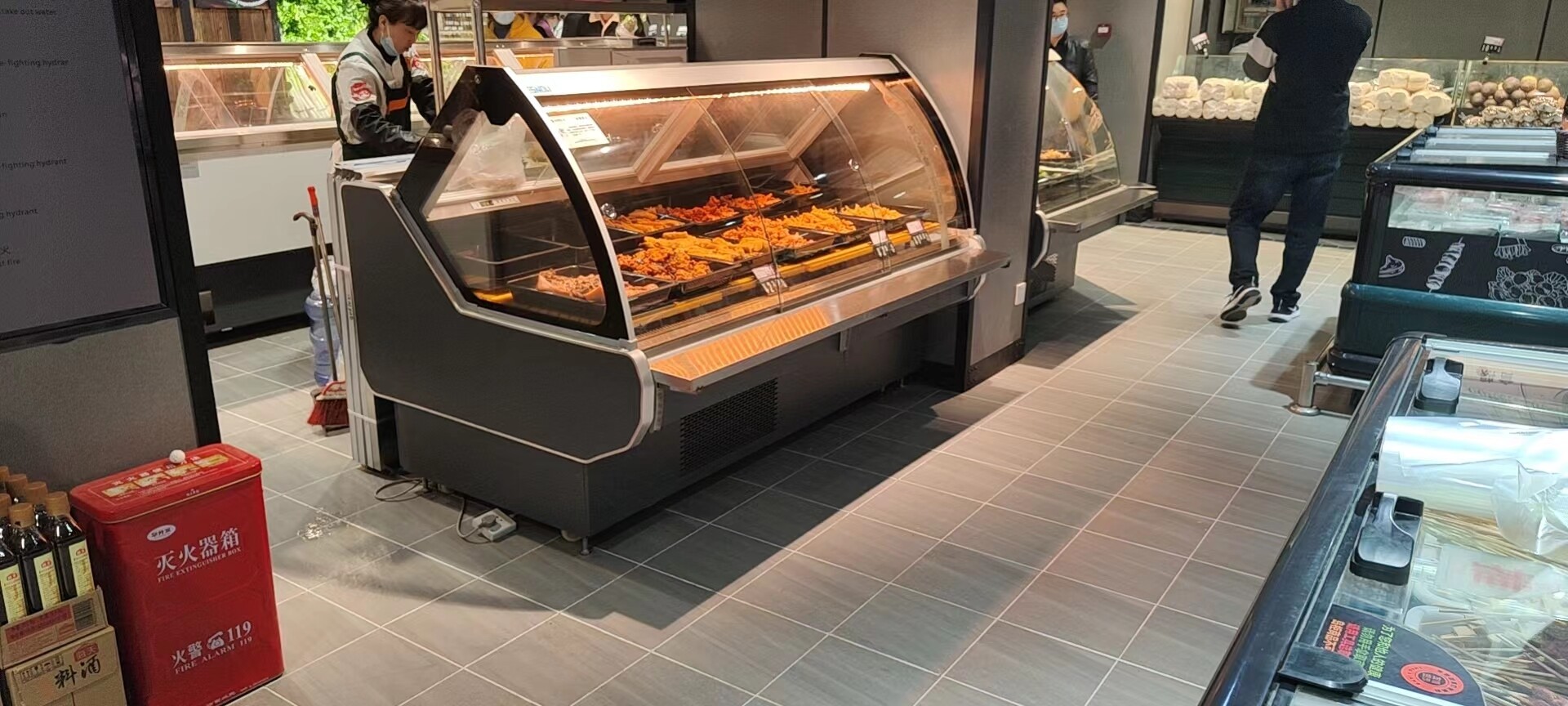 Glass Door Deli Service Showcase Counter