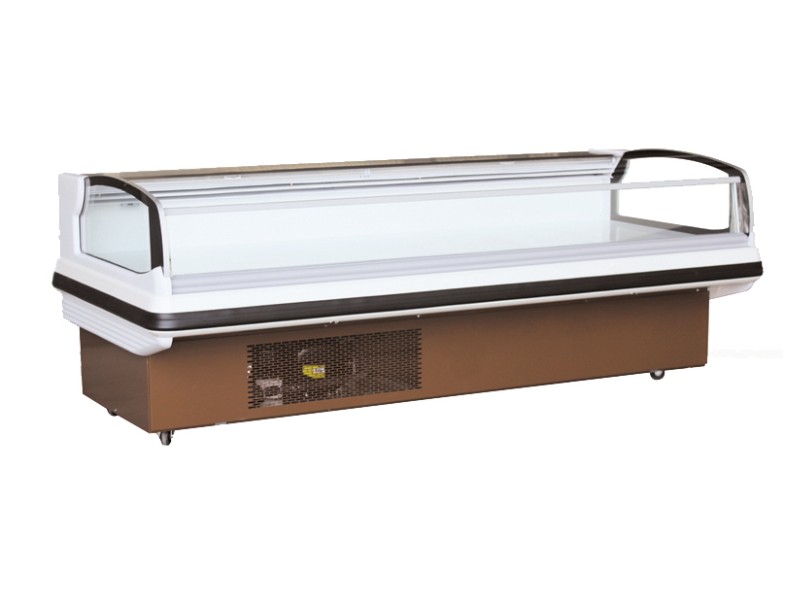 Luxury Fresh Meat Service Over Counter Showcase 