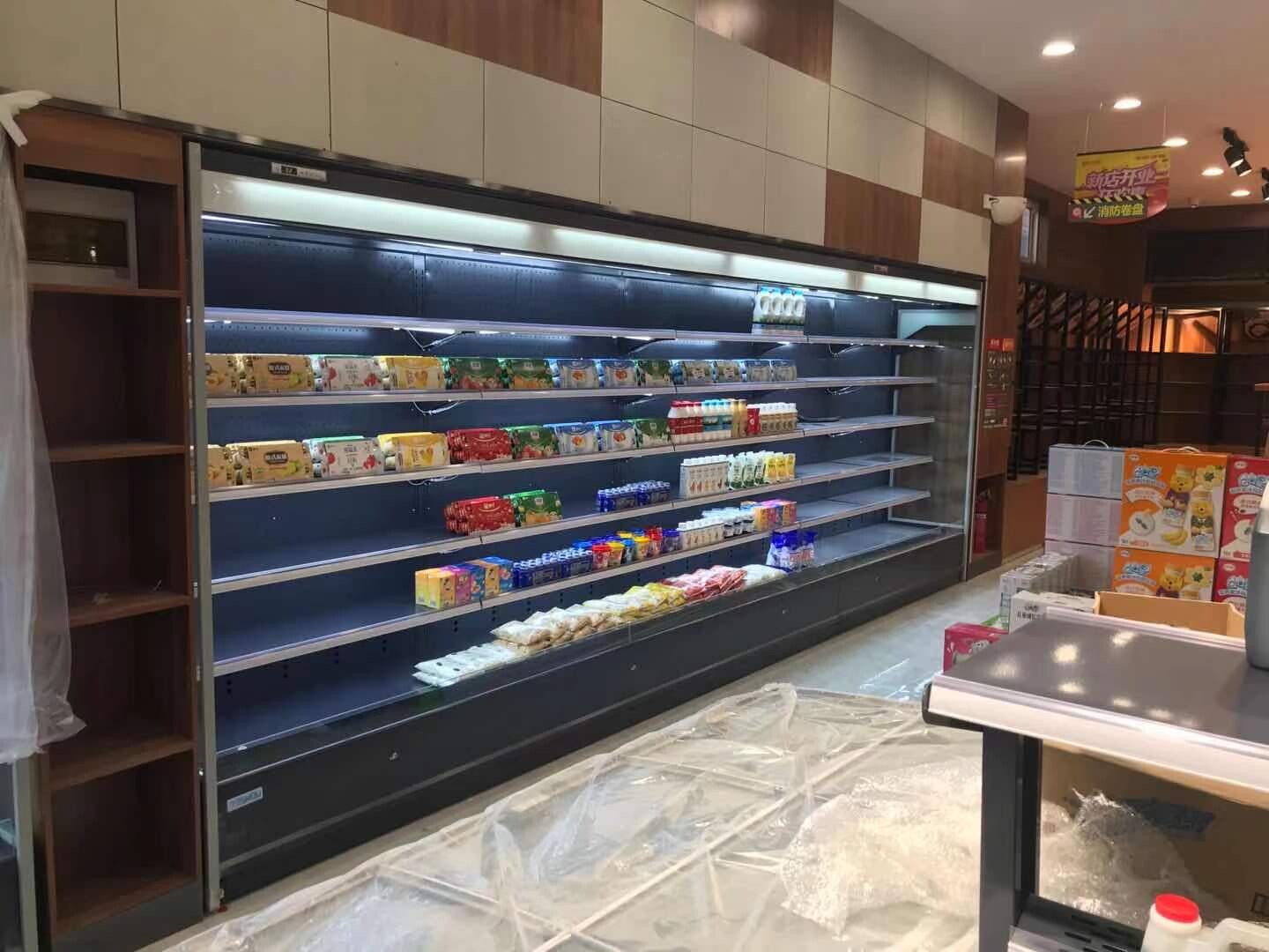 Supermarket Vegetable And Fruit Refrigerated Display Cabinet