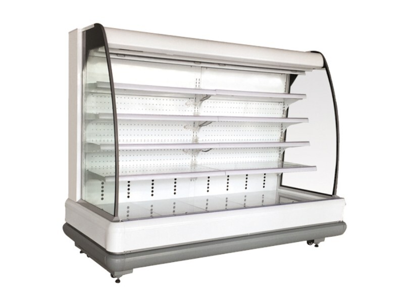 Multi-Deck Grocery Store Upright Commercial Refrigerator