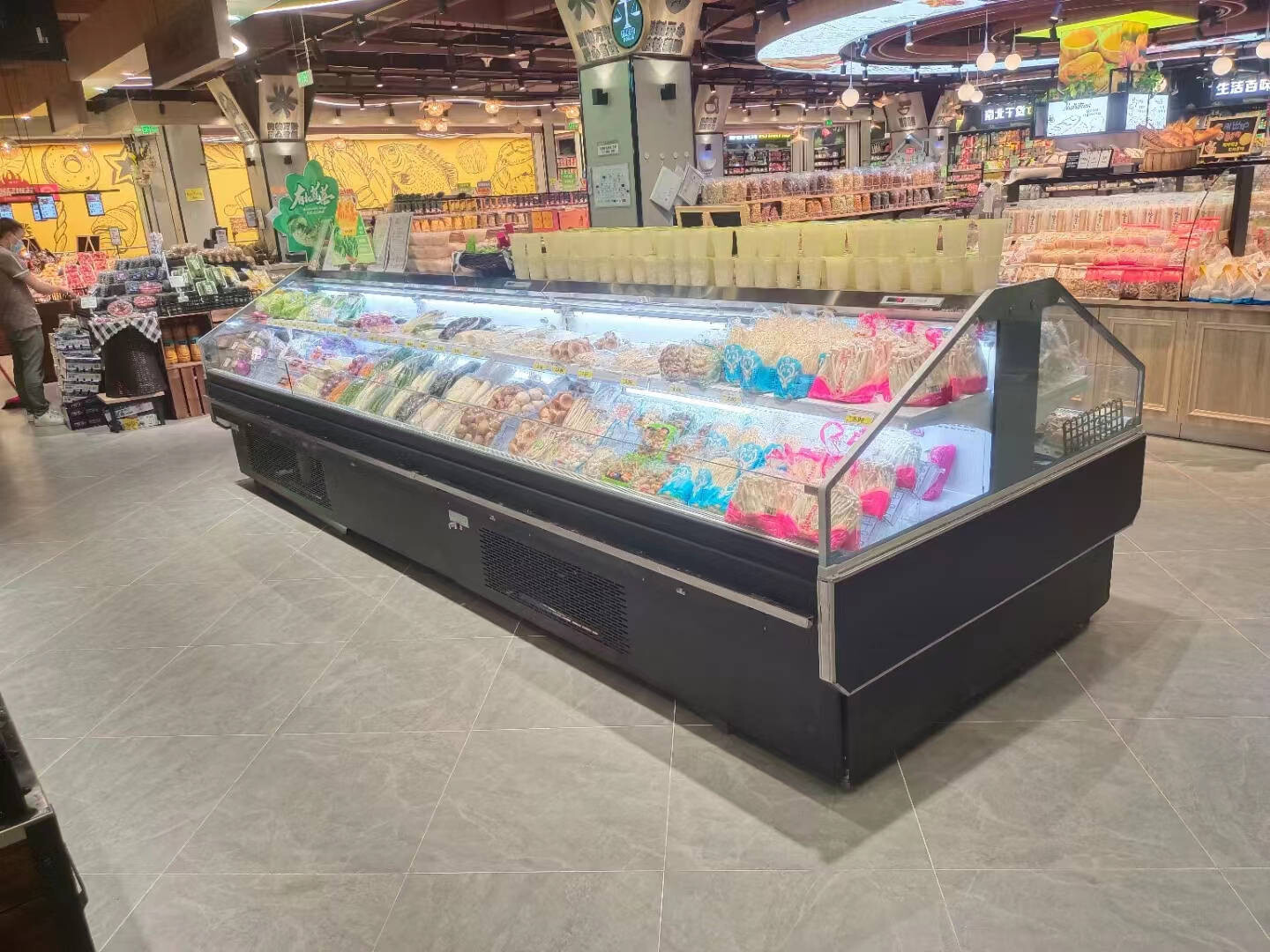 Commercial Supermarket Display Refrigerator for Fruit