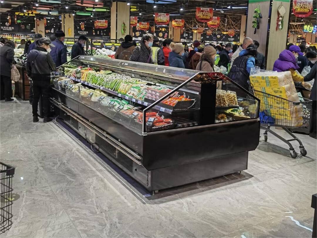 Commercial Supermarket Display Refrigerator for Fruit