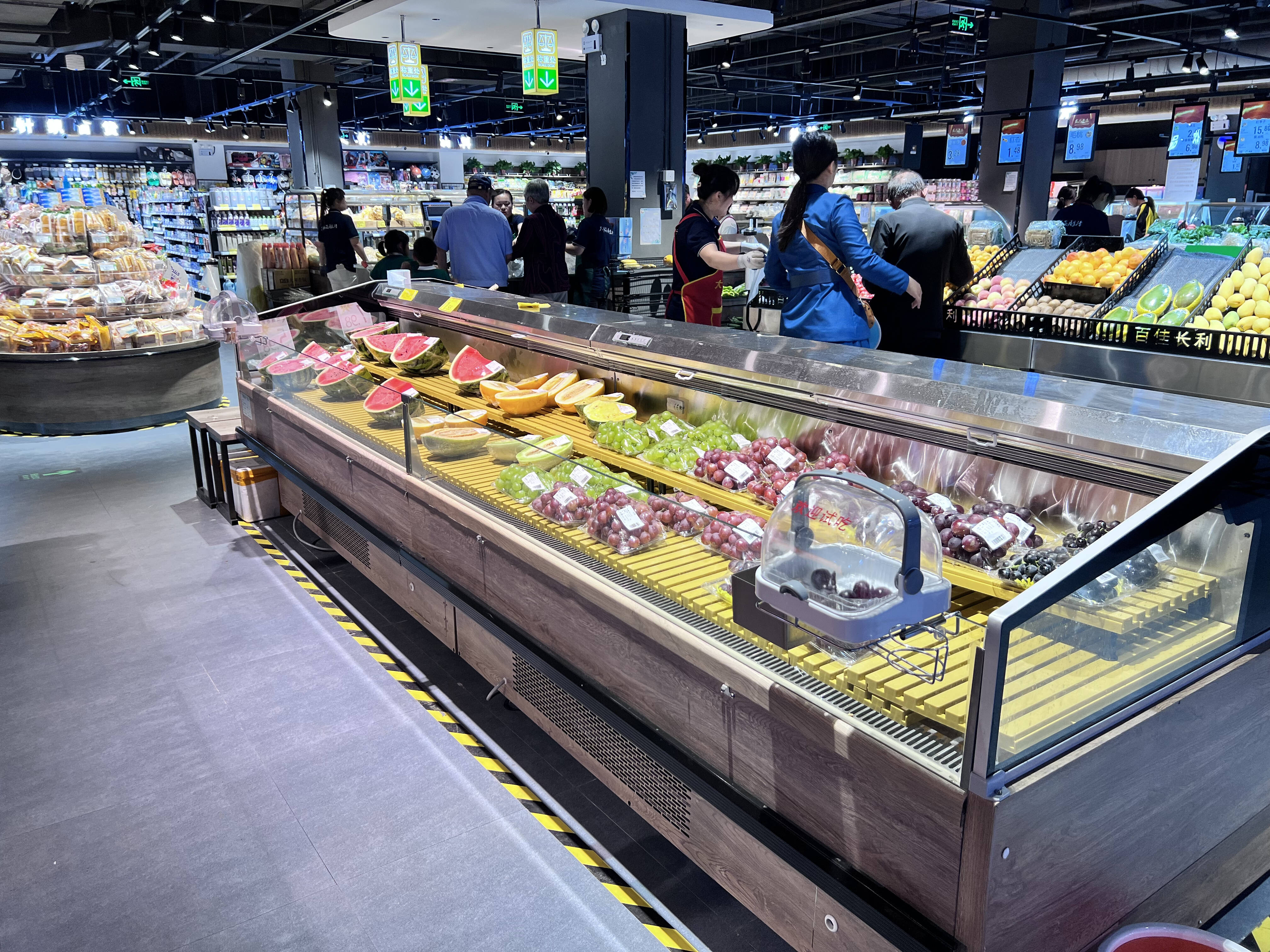 Commercial Supermarket Display Refrigerator for Fruit