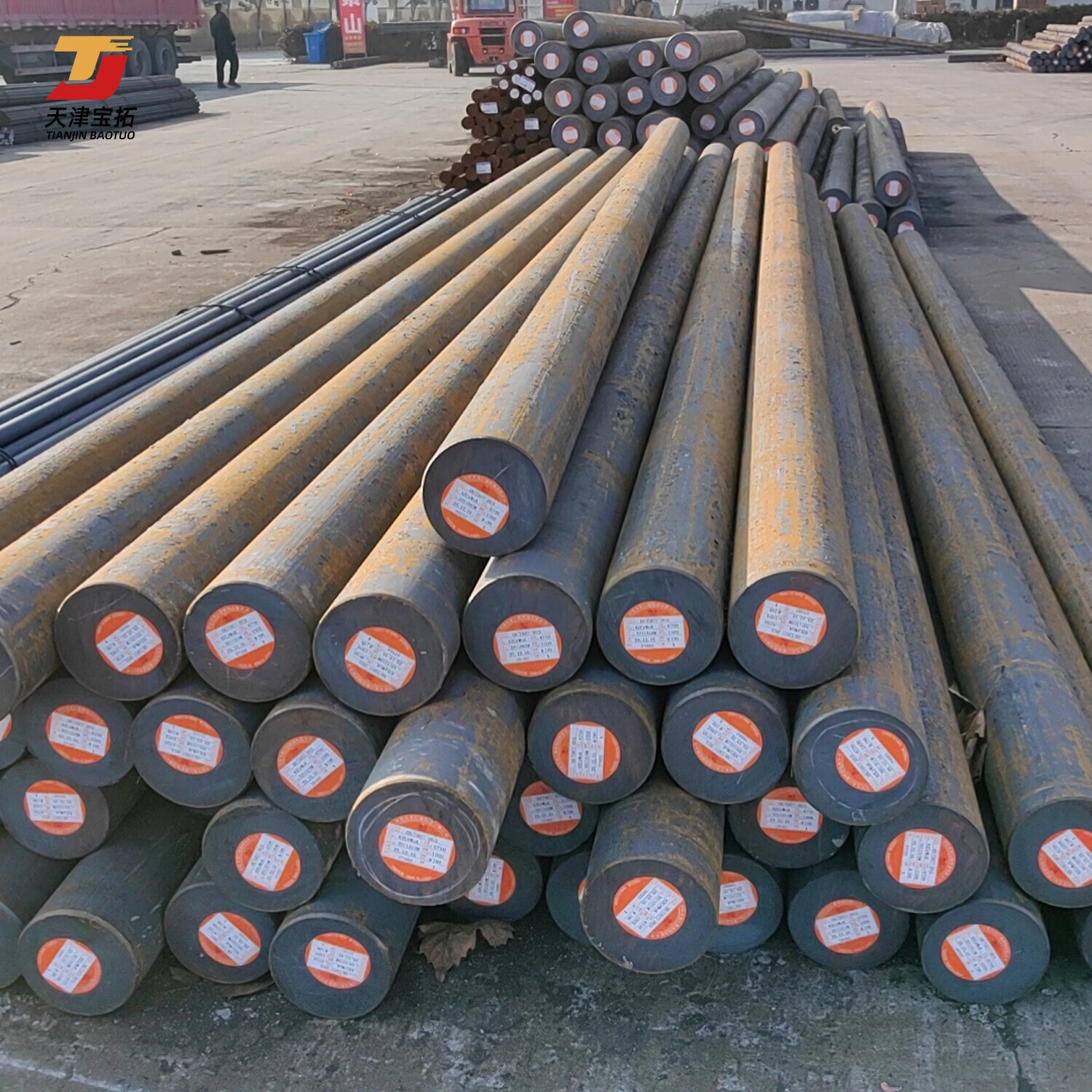 ASTM A36 Q235 Ss400 S235jr Q345b S355jr S20c 1045 S45c C45 1020 Hot Rolled Roundcarbon steel bar