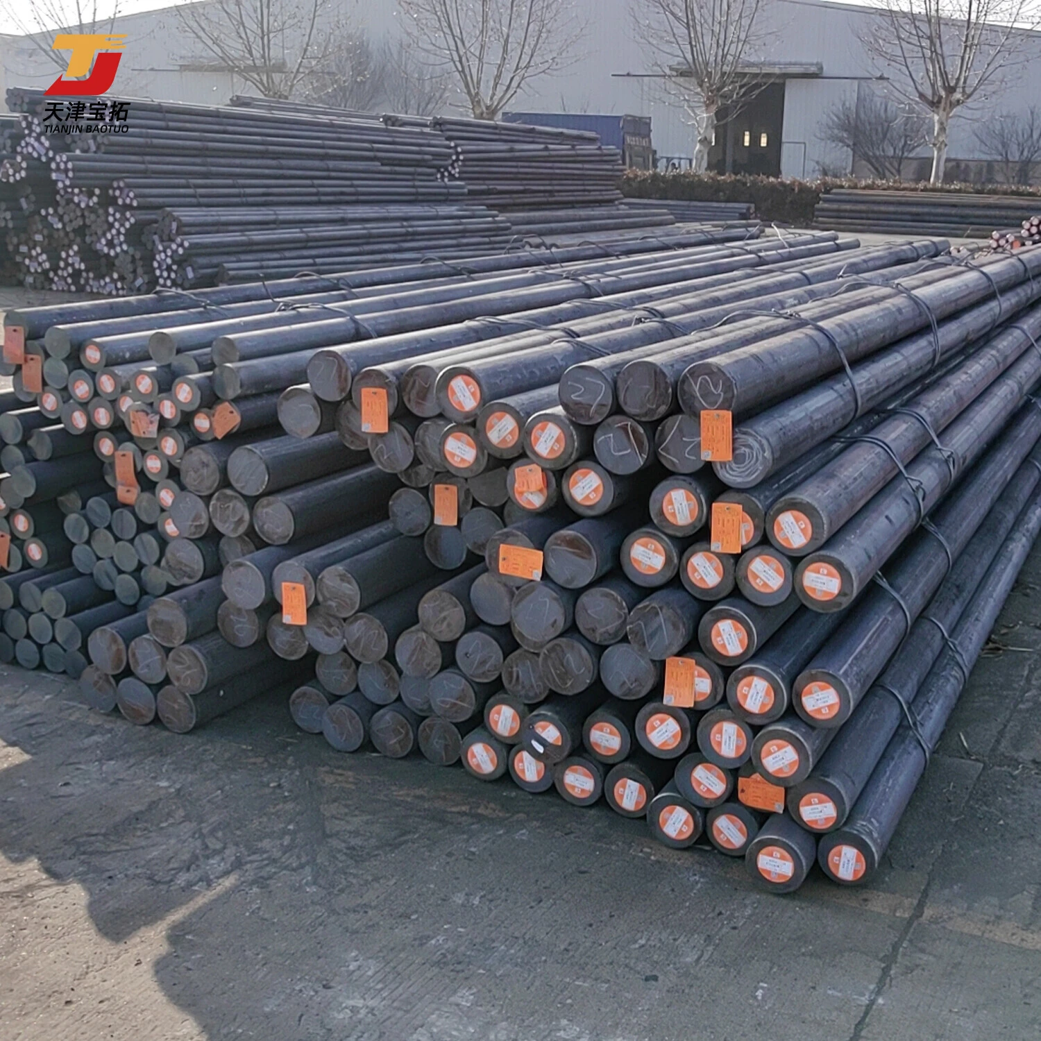 ASTM A36 Q235 Ss400 S235jr Q345b S355jr S20c 1045 S45c C45 1020 Hot Rolled Roundcarbon steel bar