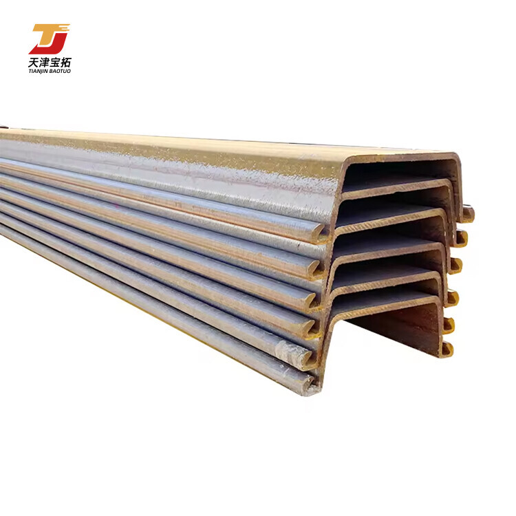 Hot Sale River Bank Protection steel structure for retaining earth or water Steel Sheet Pile Product