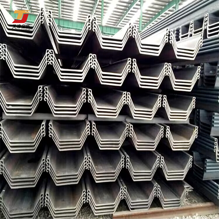 Hot Sale River Bank Protection steel structure for retaining earth or water Steel Sheet Pile Product