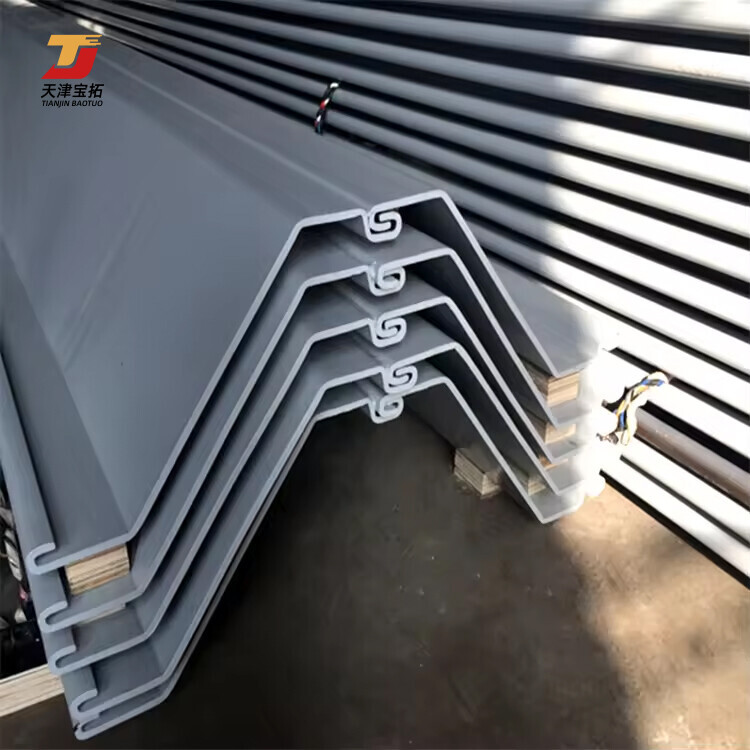 Hot Sale River Bank Protection steel structure for retaining earth or water Steel Sheet Pile Product