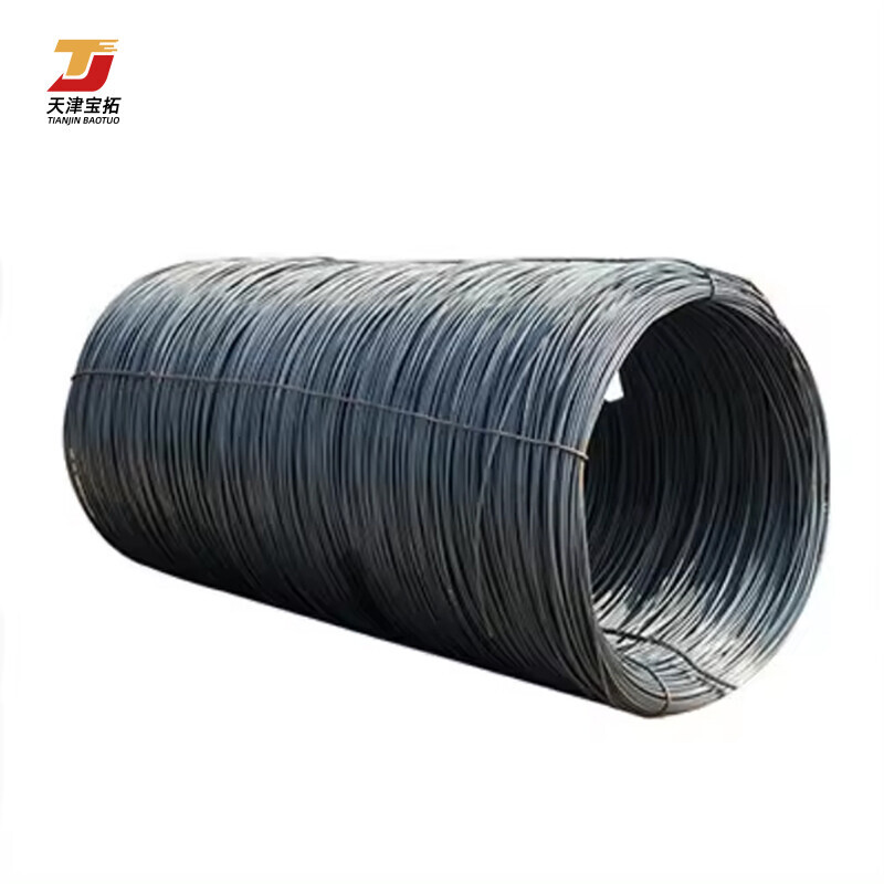 High Carbon 0.6mm-6mm Q195 Q235 Material Carbon Steel Wire