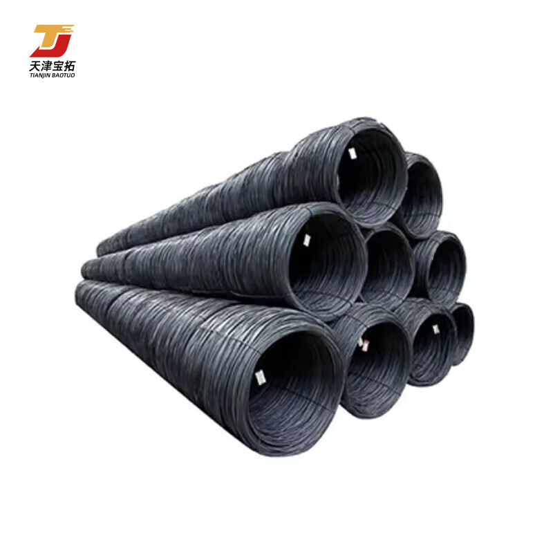 High Carbon 0.6mm-6mm Q195 Q235 Material Carbon Steel Wire