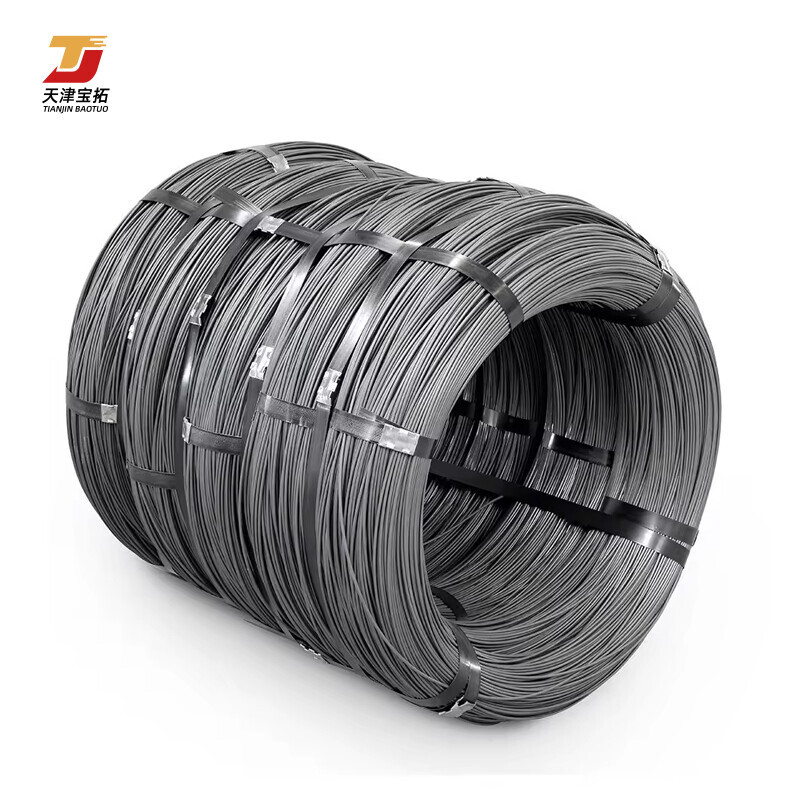 High Carbon 0.6mm-6mm Q195 Q235 Material Carbon Steel Wire