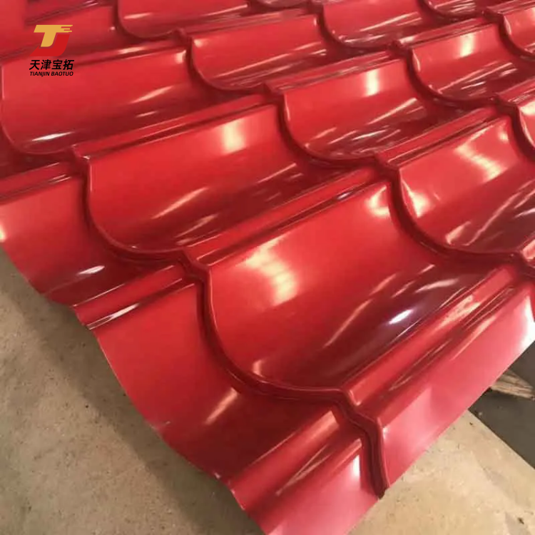 ASTM DIN Certified Zinc Roof Panels Color Coated PPGI Corrugated Prepainted Galvanized Steel Sheets Plate Iron Roofing Steel