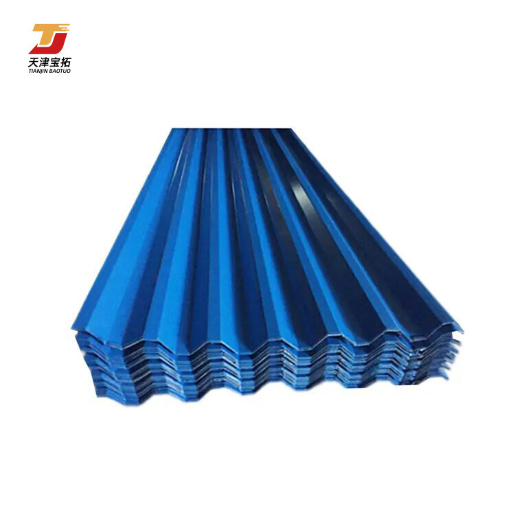 ASTM DIN Certified Zinc Roof Panels Color Coated PPGI Corrugated Prepainted Galvanized Steel Sheets Plate Iron Roofing Steel