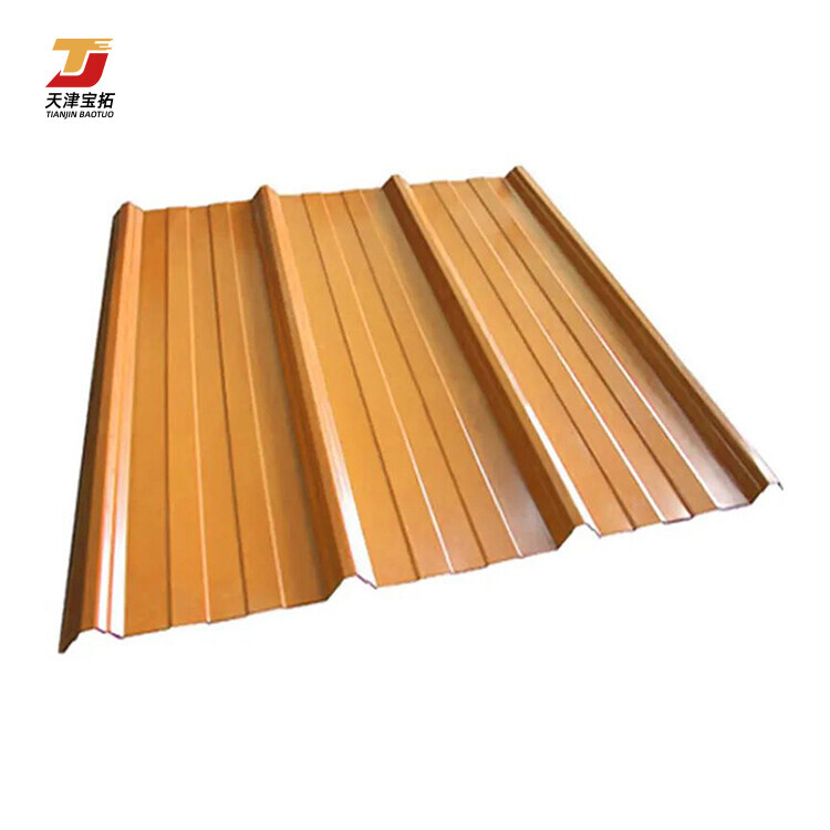 High Strength Colour coated roofing sheets color painted roof panels Building Materials In China