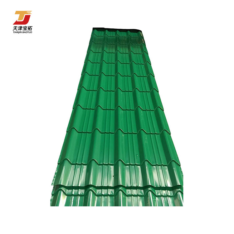 High Strength Colour coated roofing sheets color painted roof panels Building Materials In China