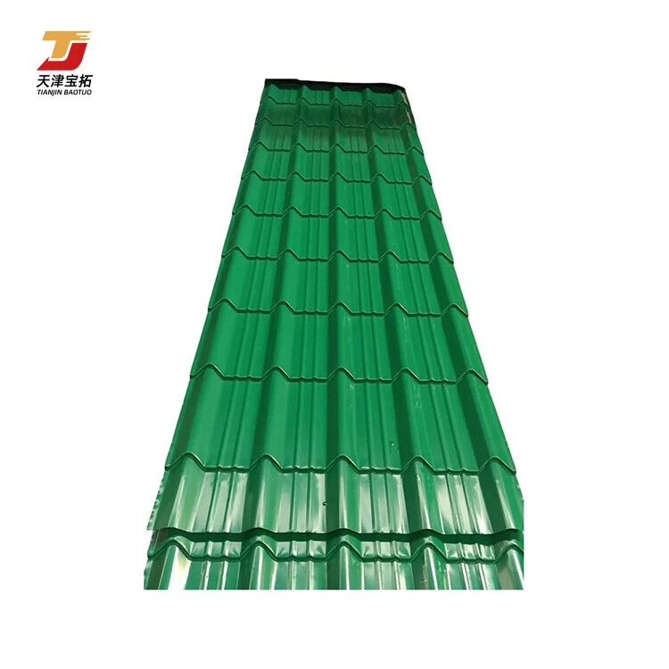 High Strength Colour coated roofing sheets color painted roof panels Building Materials In China