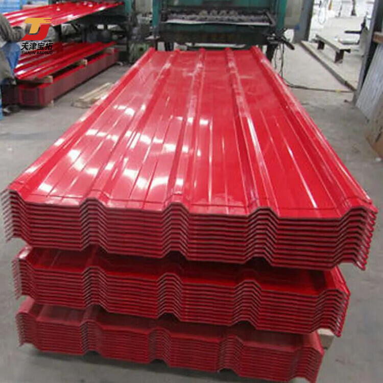 High Strength Colour coated roofing sheets color painted roof panels Building Materials In China