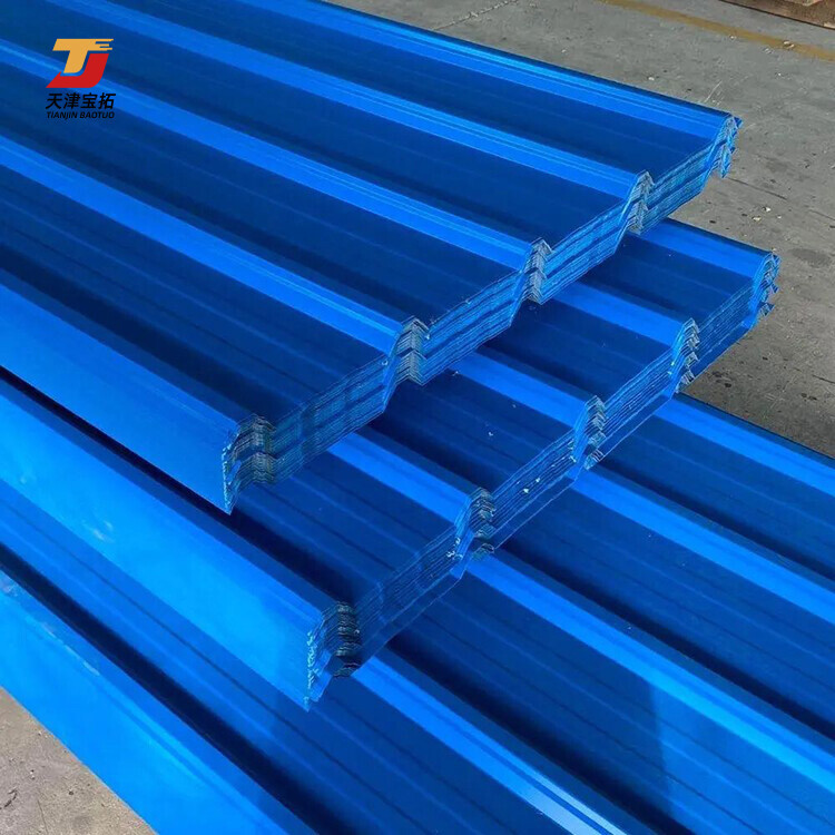 Color Coated Galvanized Corrugated Board For Roofing Dx51d G550 Color Painted Roofing Panel