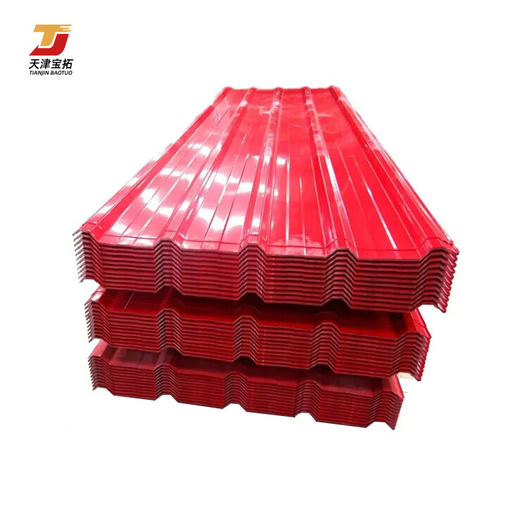 Color Coated Galvanized Corrugated Board For Roofing Dx51d G550 Color Painted Roofing Panel