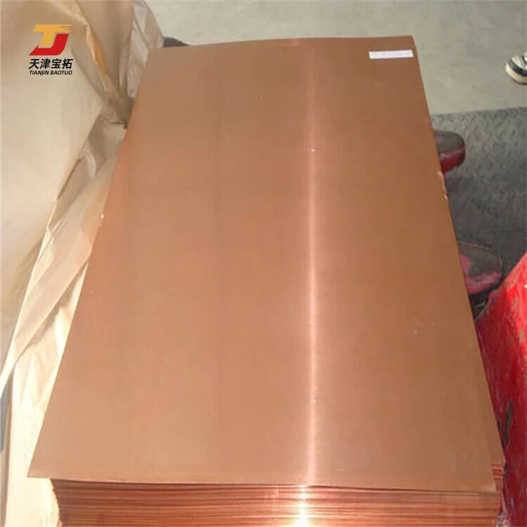 Wholesale Copper Cathodes Plates 3mm 5mm 20mm Thickness 99.99% Copper Cathodes T2 4x8 copper Plate Sheets Supplier Price