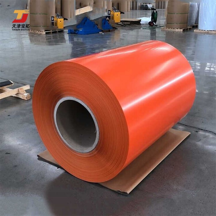 Custom Made Pattern PPGI PPGL Coil Beautiful Building Materials Color Coated Steel Coil