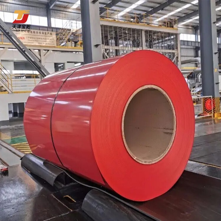 Custom Made Pattern PPGI PPGL Coil Beautiful Building Materials Color Coated Steel Coil