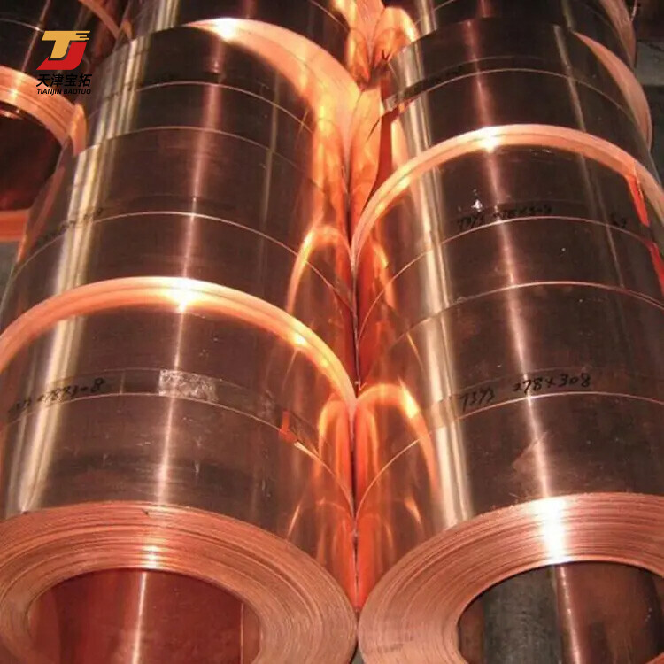 Hot Selling Copper Coils C12200 C12300 C12500 C14200 Copper Strip Rolls With Wide Use