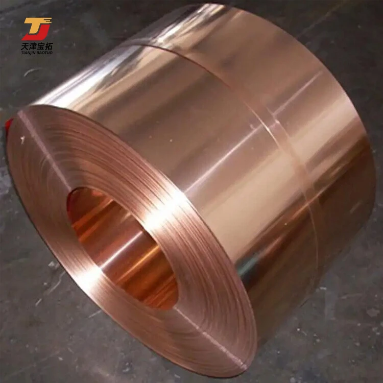 Hot Selling Copper Coils C12200 C12300 C12500 C14200 Copper Strip Rolls With Wide Use