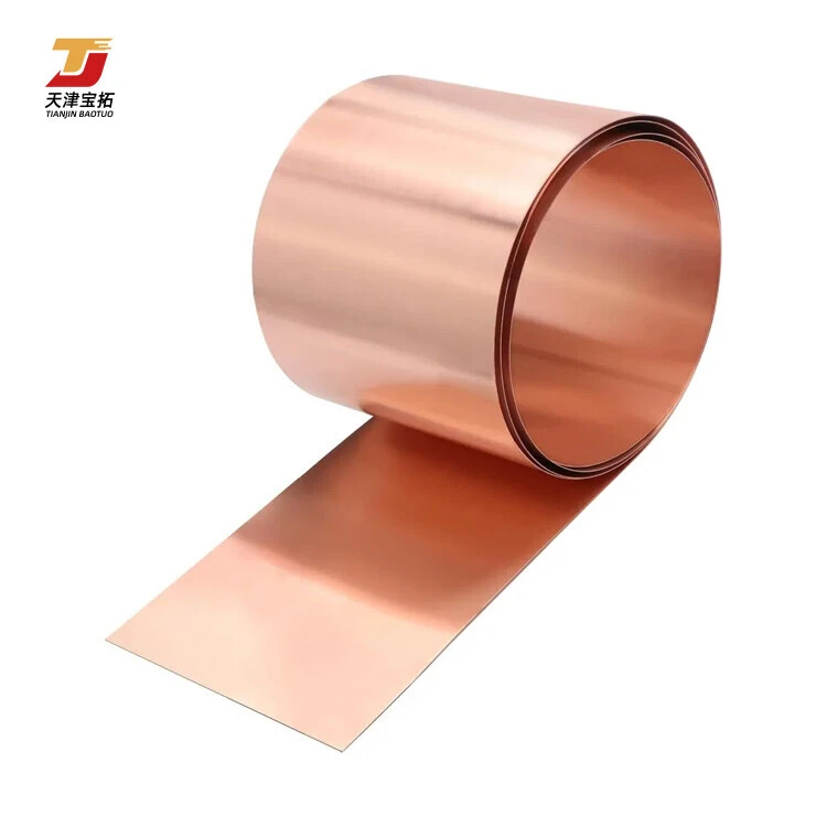 Hot Selling Copper Coils C12200 C12300 C12500 C14200 Copper Strip Rolls With Wide Use