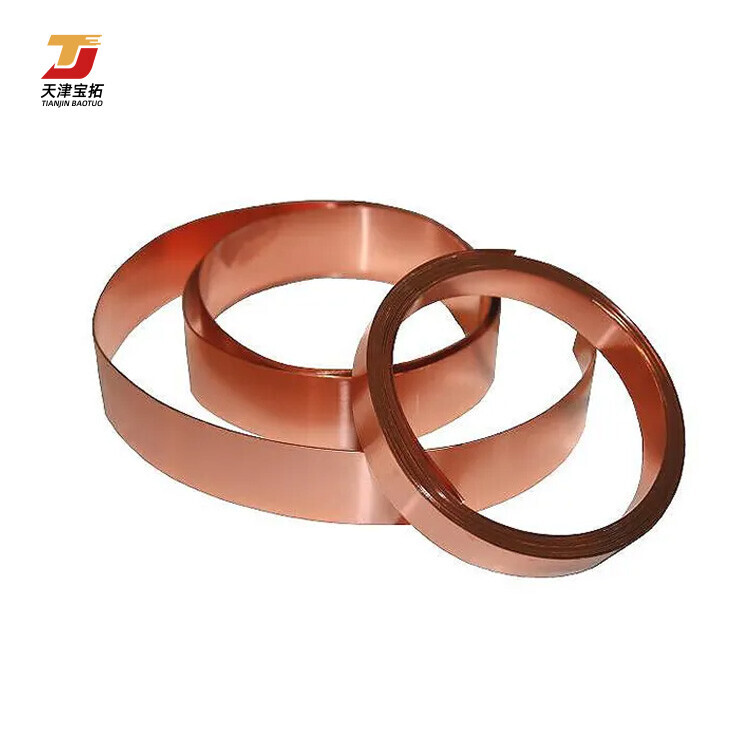 High Purity Soft Copper Foil 10um copper Rolls Conductive copper strip