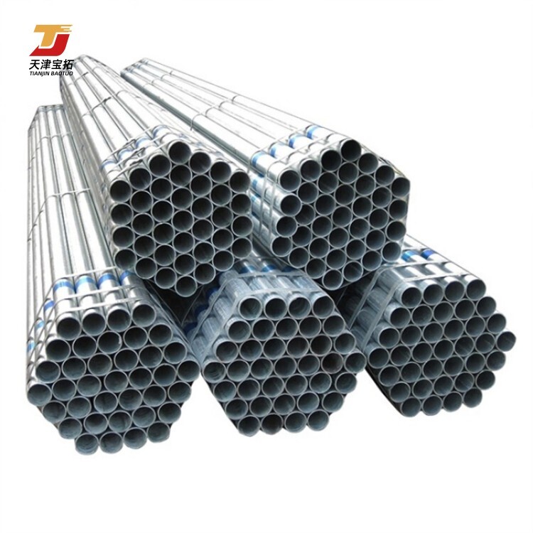 ASTM Sch40 Galvanized Carbon Steel Round hot dip galvanized Carbon Steel Welded Round Pipe for Sale