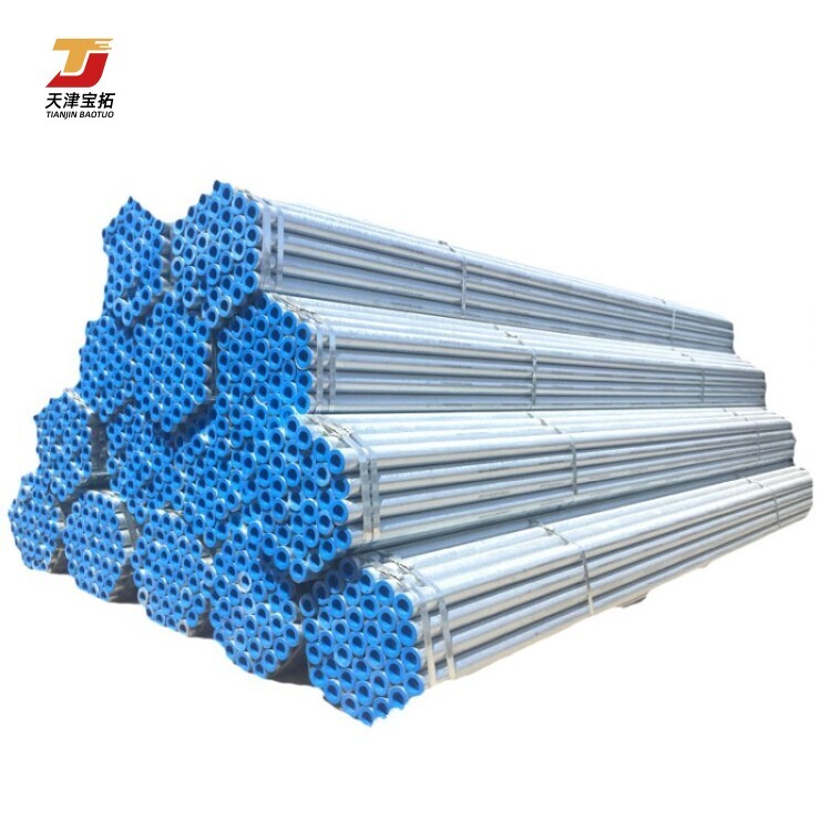 ASTM Sch40 Galvanized Carbon Steel Round hot dip galvanized Carbon Steel Welded Round Pipe for Sale