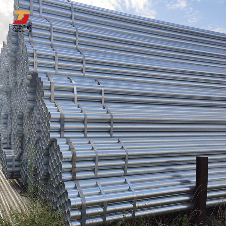 ASTM Sch40 Galvanized Carbon Steel Round hot dip galvanized Carbon Steel Welded Round Pipe for Sale