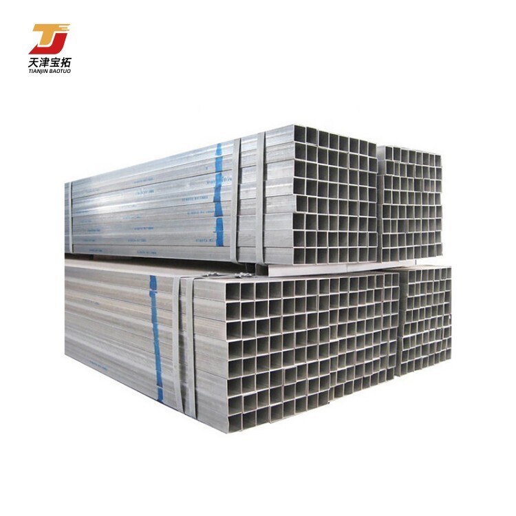 SS304 A500 L4 BS 1387 Estructural Tube 8mm Square MS GI Hot Dip Galvanized Steel 8x8 Mm Price Pipe Round Hot Rolled Steel Pipes