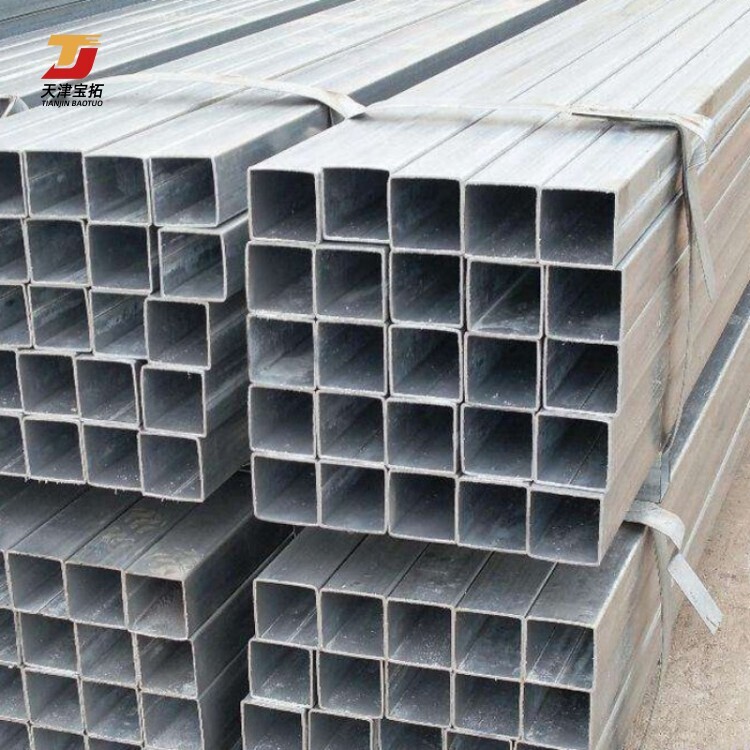 SS304 A500 L4 BS 1387 Estructural Tube 8mm Square MS GI Hot Dip Galvanized Steel 8x8 Mm Price Pipe Round Hot Rolled Steel Pipes