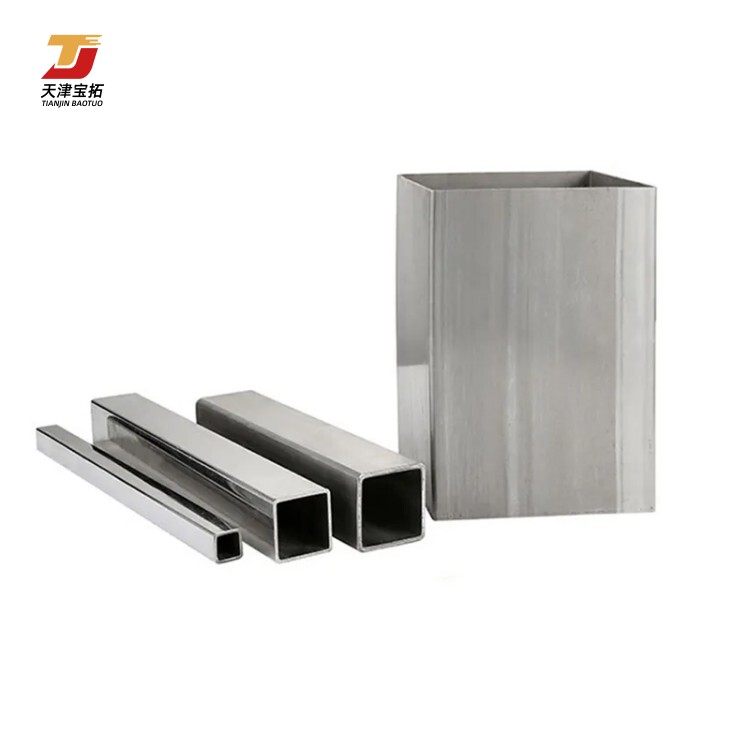 stainless steel tubing square tube Bright stainless steel square pipe 316L 304 321 410 420 2205 square steel tubing