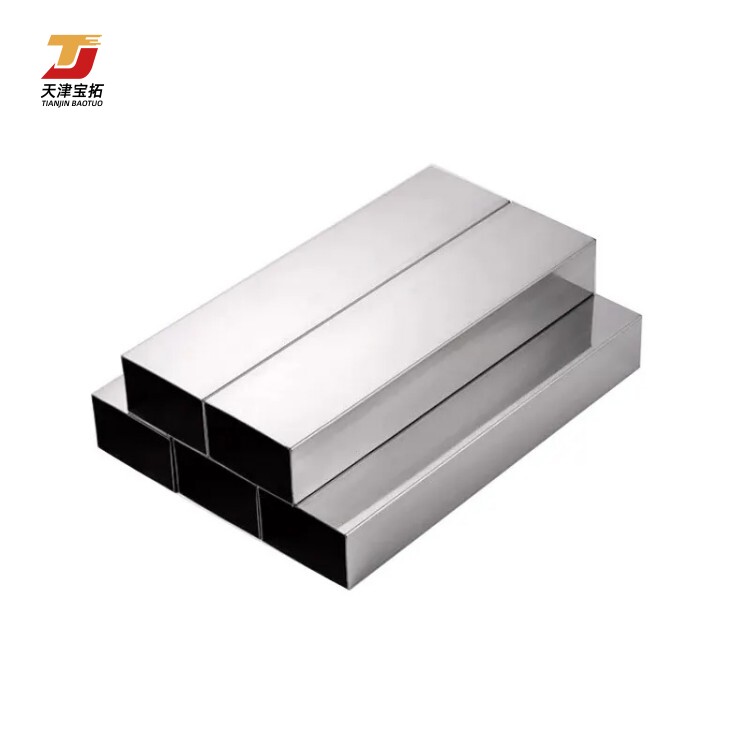 stainless steel tubing square tube Bright stainless steel square pipe 316L 304 321 410 420 2205 square steel tubing