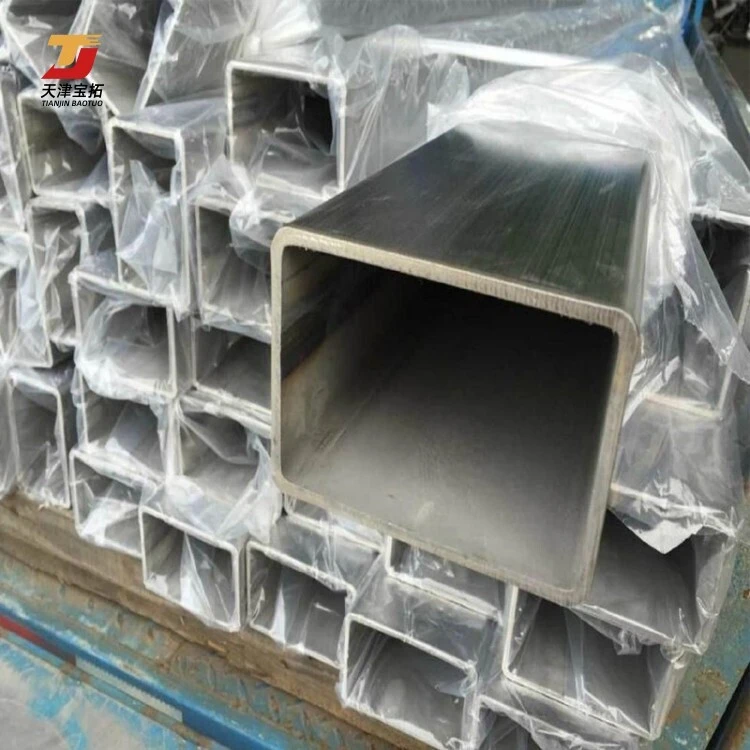 stainless steel tubing square tube Bright stainless steel square pipe 316L 304 321 410 420 2205 square steel tubing
