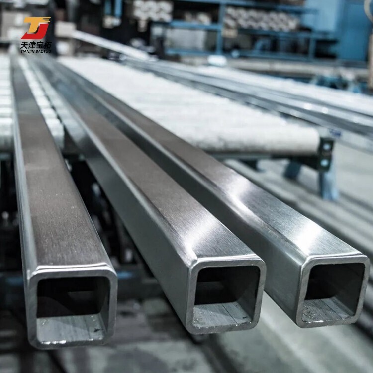 Factory Direct Sales 304 Mirror Polished Stainless Steel Tub Decorative Stainless Steel Square Tube 316 Stainless Steel Pipe